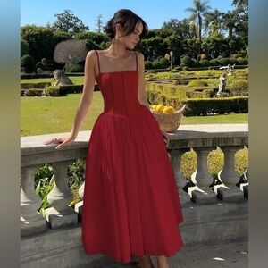 Commence Maxi Red Dress